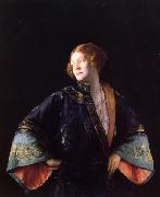 Joseph Decamp The Blue Mandarin Coat oil painting